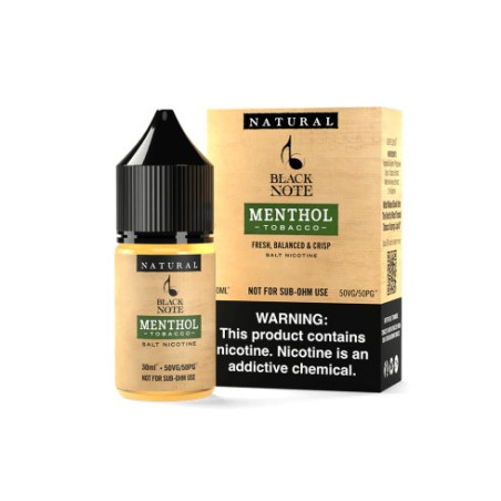 Black Note - Menthol Tobacco 30ml Salt