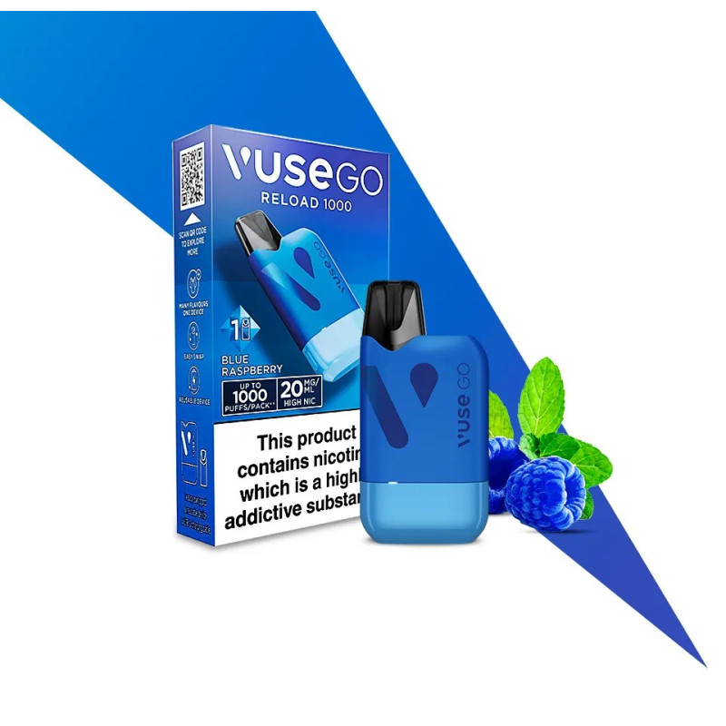 Vuse GO Reload 1000 - Blue Raspberry